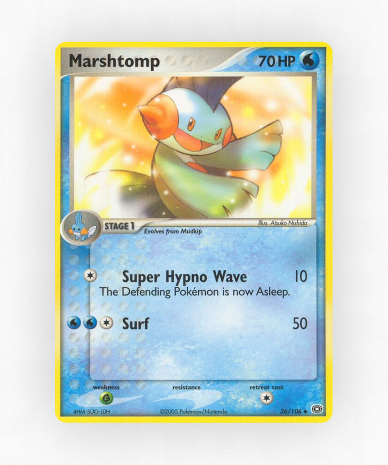 Marshtomp - Emerald 36/106 (Non-Holo)