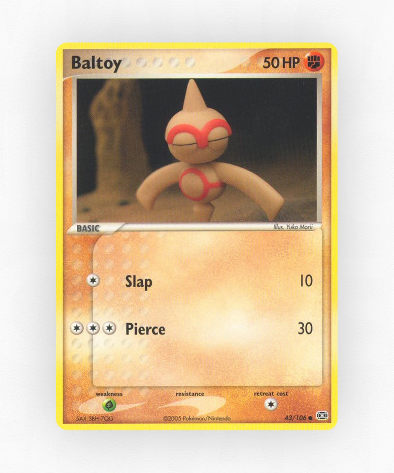 Baltoy - Emerald 43/106 (Reverse Holo)