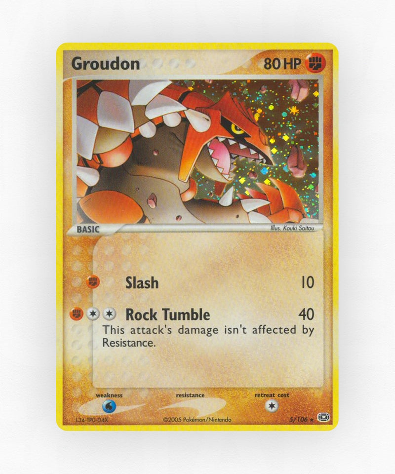 Groudon - Emerald 5/106 (Holo)