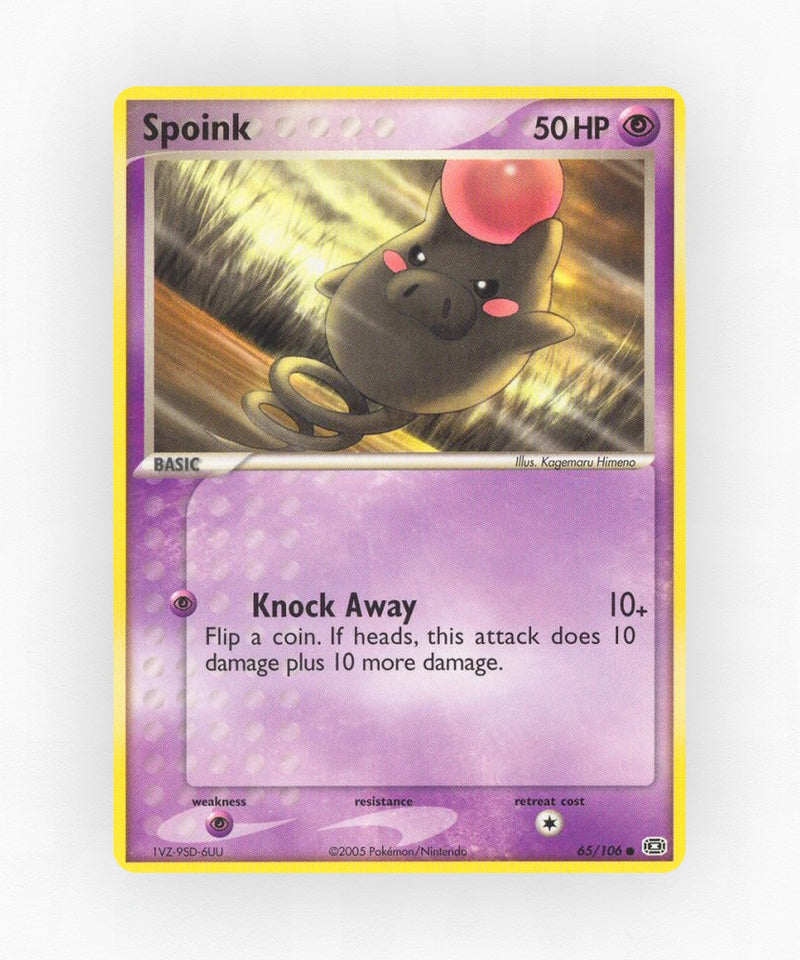 Spoink - Emerald 65/106 (Reverse Holo)