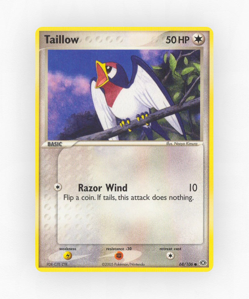 Taillow - Emerald 68/106 (Non-Holo)