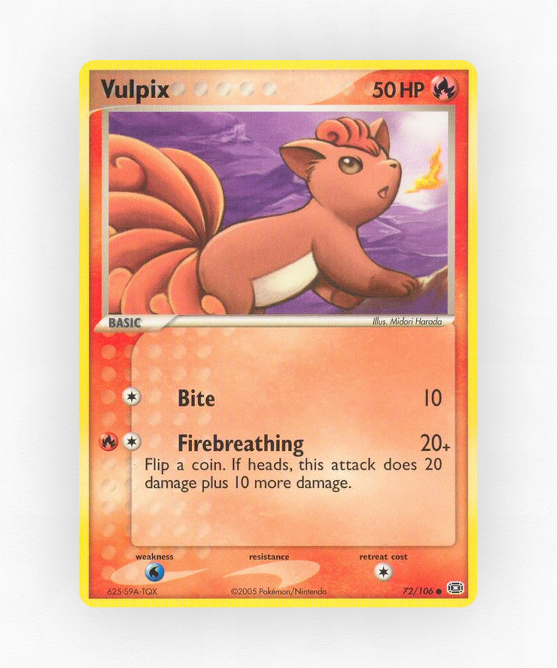 Vulpix - Emerald 72/106 (Non-Holo)