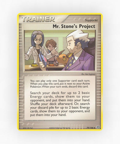 Mr. Stone's Project - Emerald 79/106 (Reverse Holo)