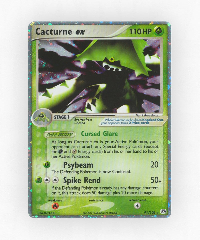Cacturne ex - Emerald 91/106 (Holo)