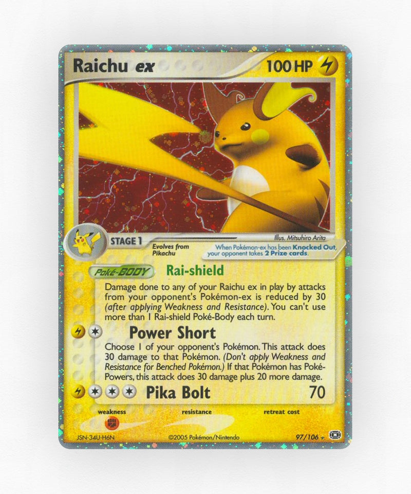 Raichu ex - Emerald 97/106 (Holo)