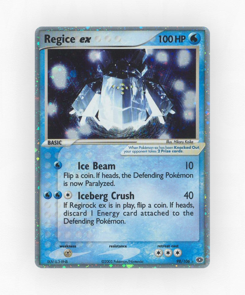 Regice ex - Emerald 98/106 (Holo)