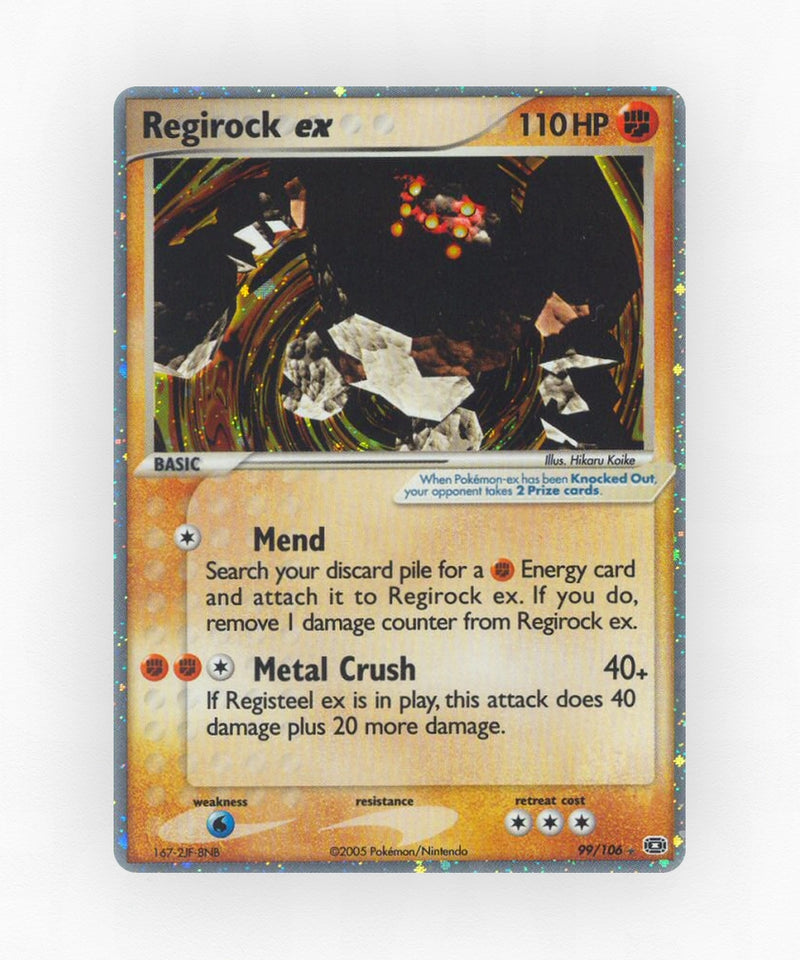 Regirock ex - Emerald 99/106 (Holo)