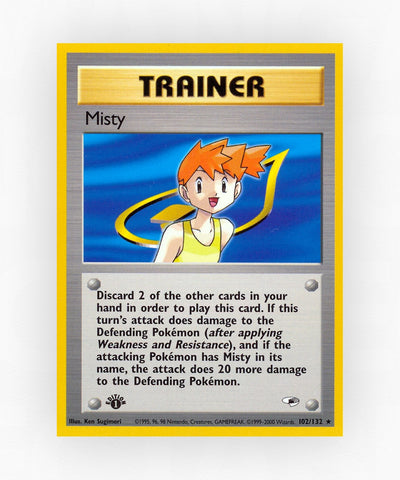 Misty - Gym Heroes 102/132 (Unlimited Non-Holo)