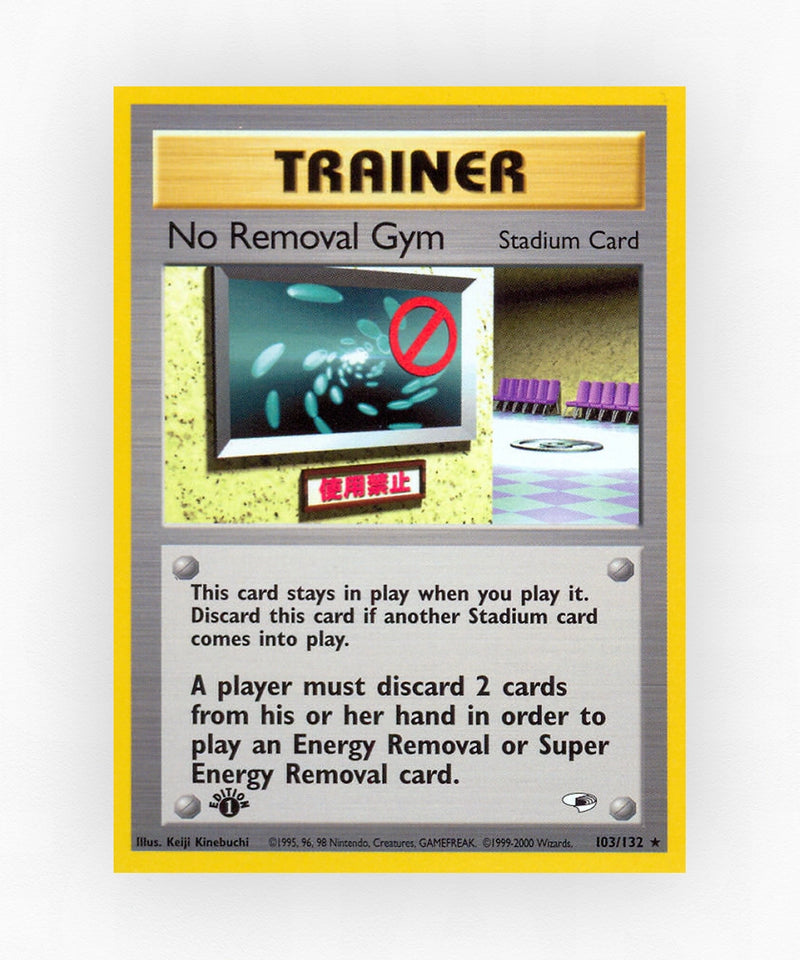 No Removal Gym - Gym Heroes 103/132 (Unlimited Non-Holo)