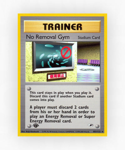 No Removal Gym - Gym Heroes 103/132 (Unlimited Non-Holo)