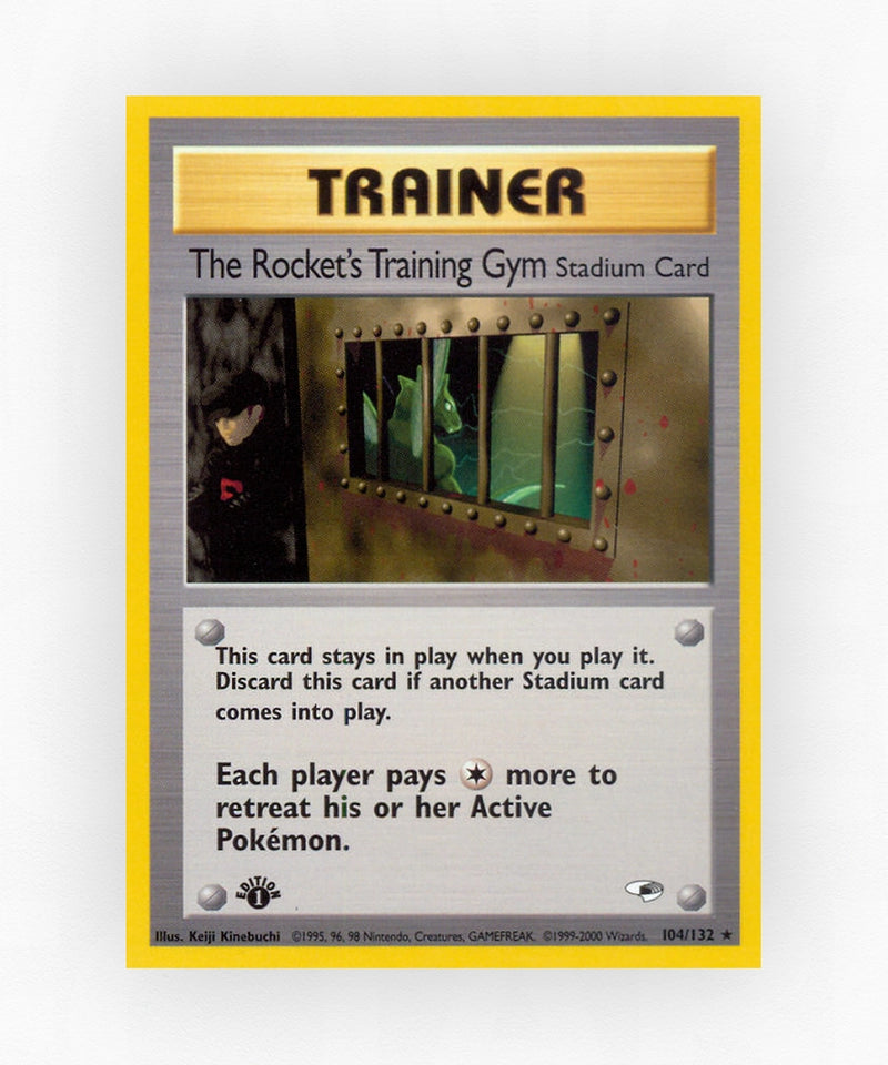 The Rocket's Training Gym - Gym Heroes 104/132 (1st Edition Non-Holo)