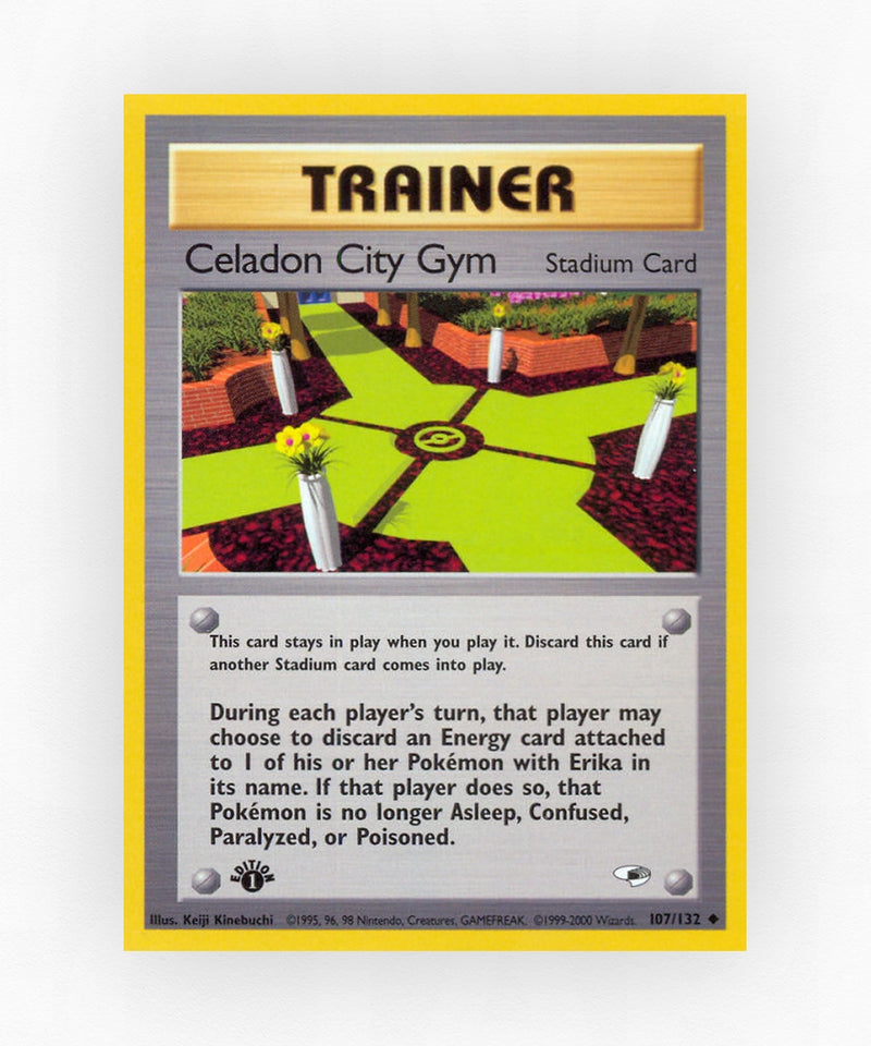 Celadon City Gym - Gym Heroes 107/132 (Unlimited Non-Holo)