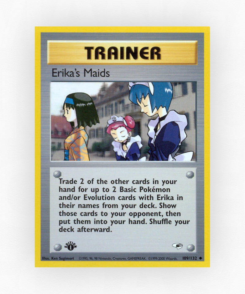 Erika's Maids - Gym Heroes 109/132 (Unlimited Non-Holo)