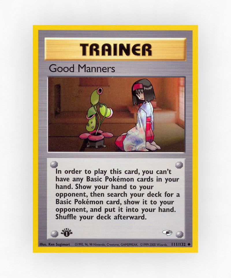 Good Manners - Gym Heroes 111/132 (Unlimited Non-Holo)