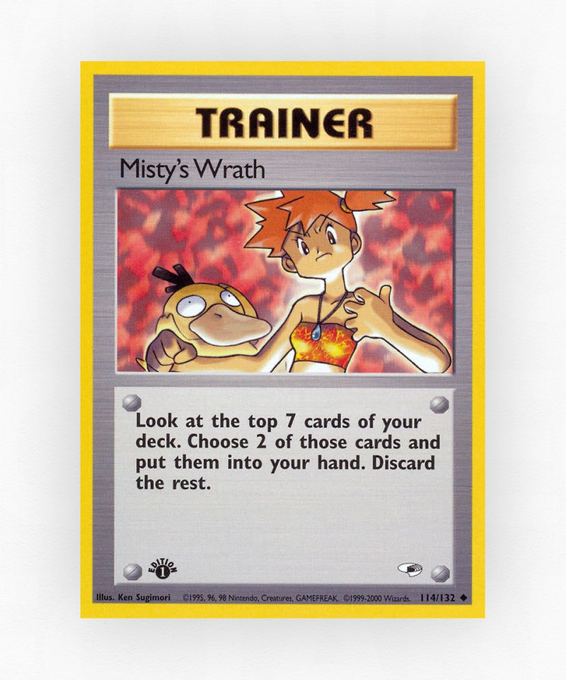 Misty's Wrath - Gym Heroes 114/132 (Unlimited Non-Holo)