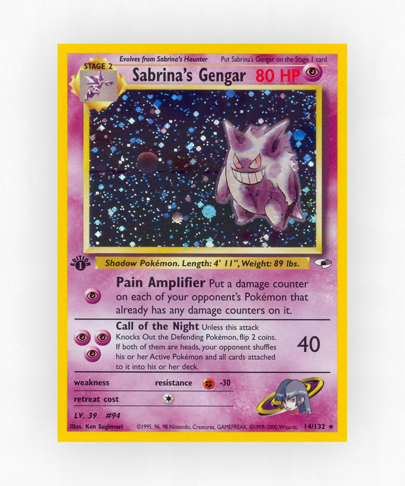 Sabrina's Gengar - Gym Heroes 14/132 (Unlimited Holo)
