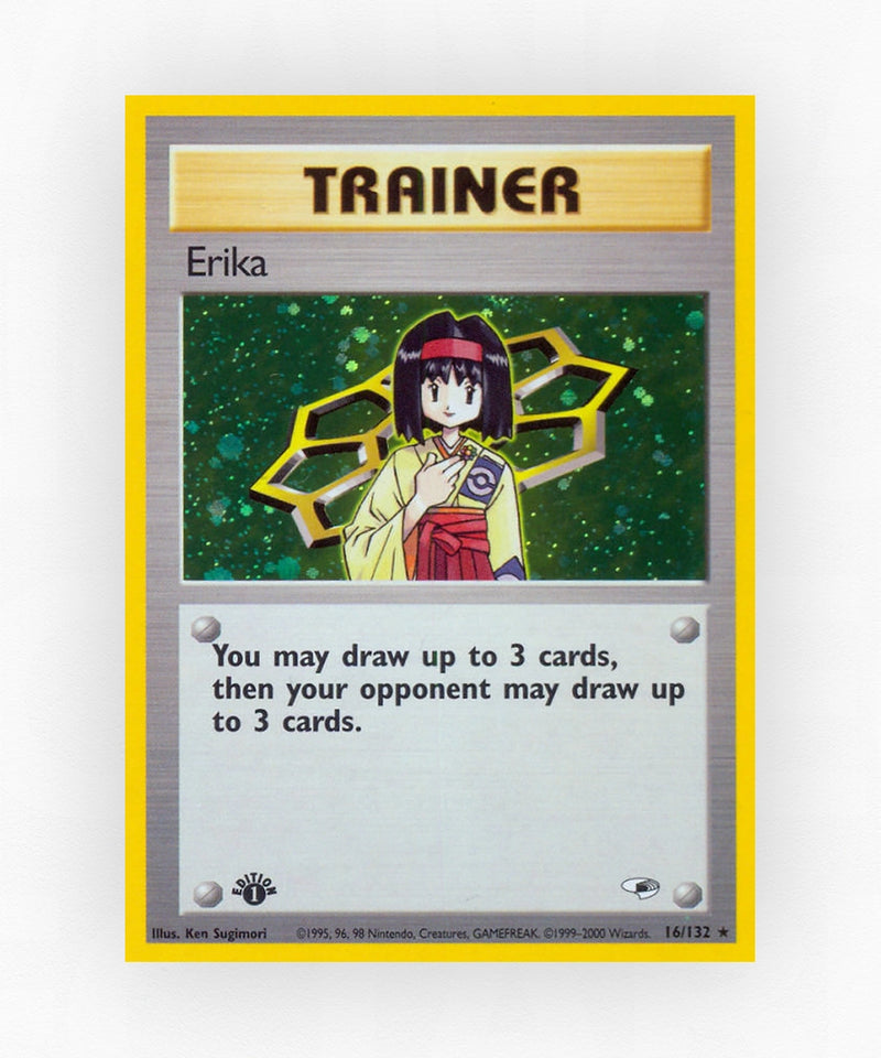 Erika - Gym Heroes 16/132 (1st Edition Holo)