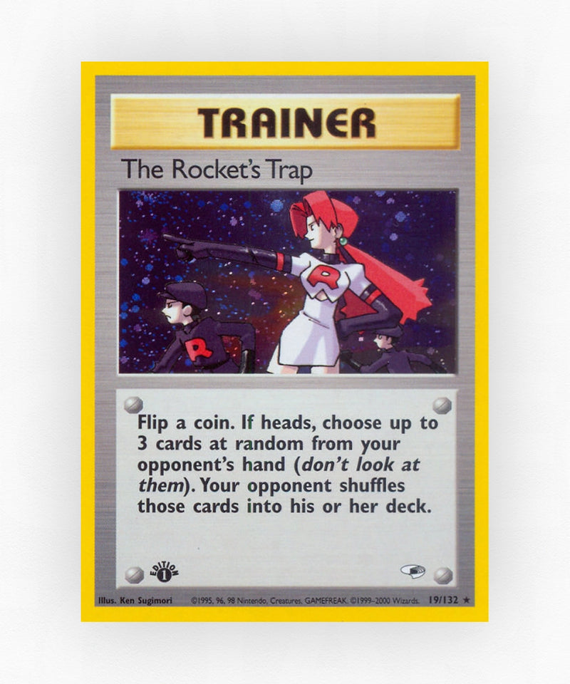 The Rocket's Trap - Gym Heroes 19/132 (Unlimited Holo)