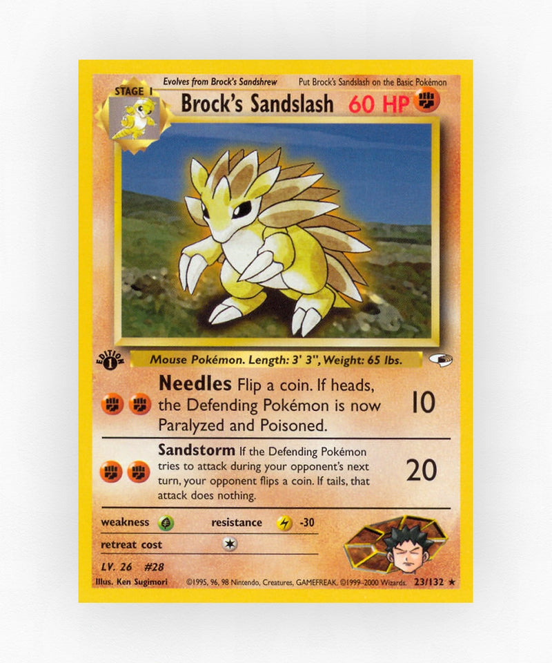 Brock's Sandslash - Gym Heroes 23/132 (Unlimited Non-Holo)