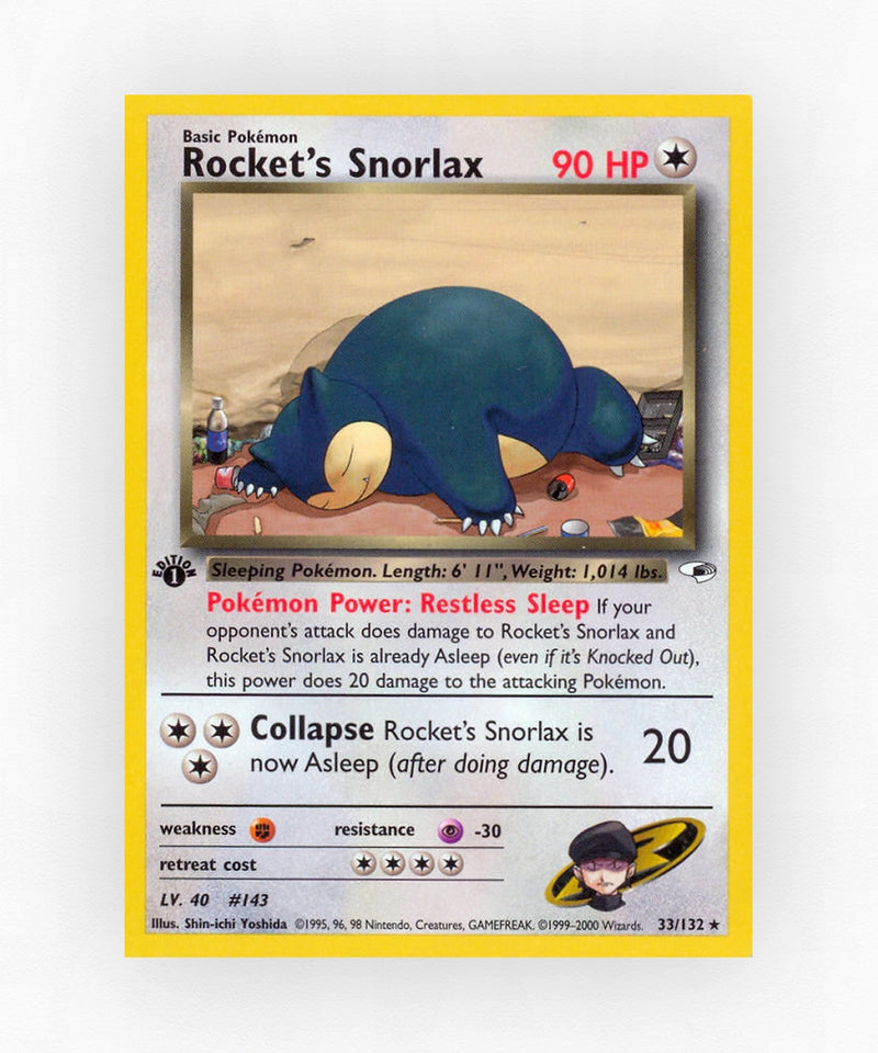 Rocket's Snorlax - Gym Heroes 33/132 (Unlimited Non-Holo)
