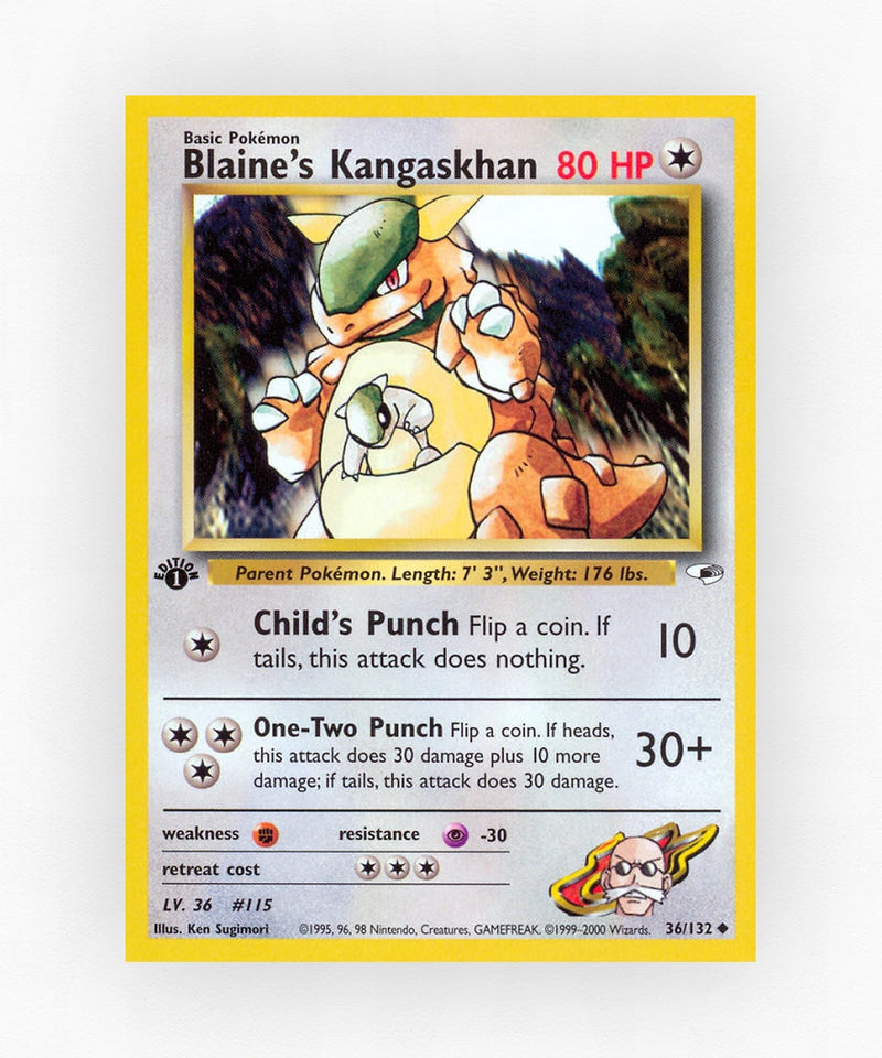 Blaine's Kangaskhan - Gym Heroes 36/132 (Unlimited Non-Holo)