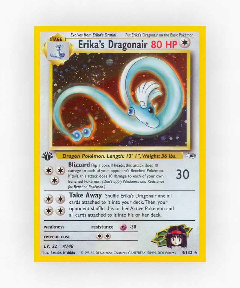 Erika's Dragonair - Gym Heroes 4/132 (1st Edition Holo)