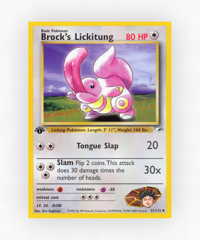 Brock's Lickitung - Gym Heroes 41/132 (Unlimited Non-Holo)