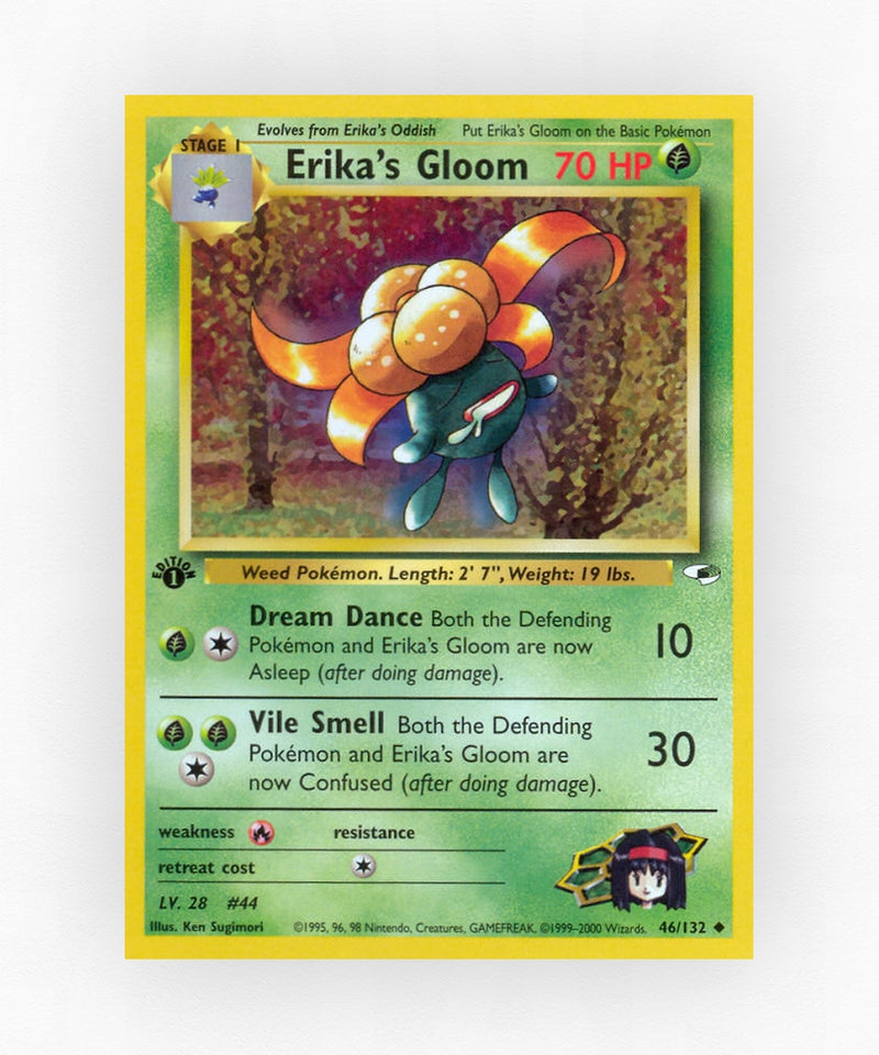 Erika's Gloom - Gym Heroes 46/132 (1st Edition Non-Holo)