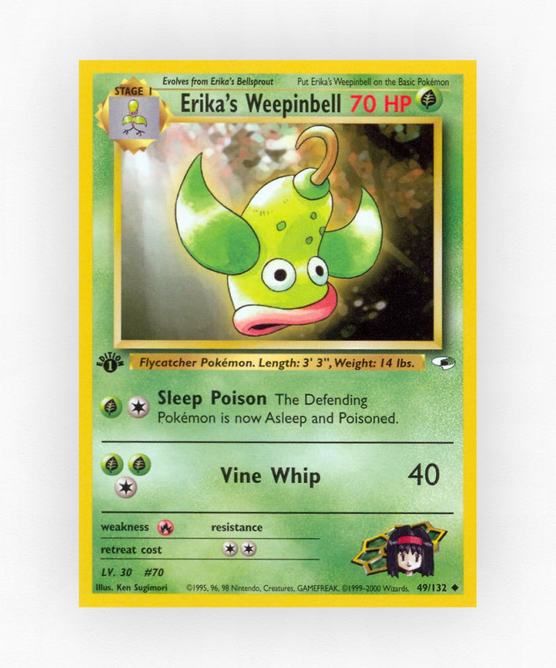 Erika's Weepinbell - Gym Heroes 49/132 (Unlimited Non-Holo)