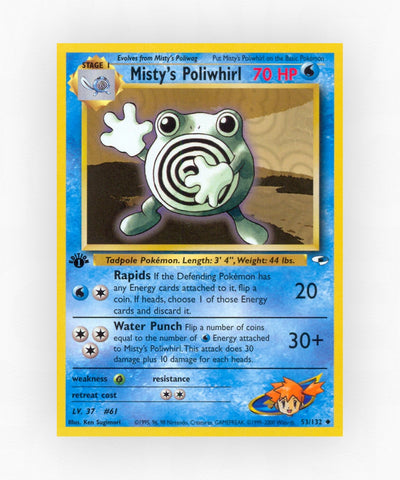 Misty's Poliwhirl - Gym Heroes 53/132 (Unlimited Non-Holo)