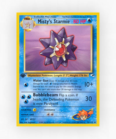 Misty's Starmie - Gym Heroes 56/132 (1st Edition Non-Holo)