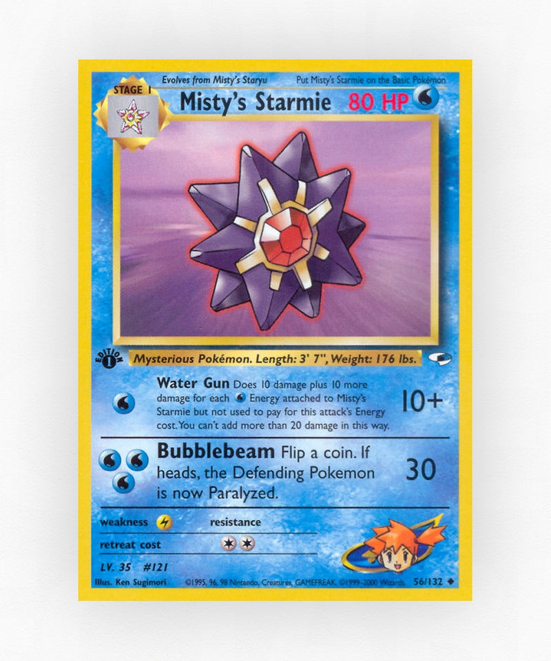 Misty's Starmie - Gym Heroes 56/132 (Unlimited Non-Holo)