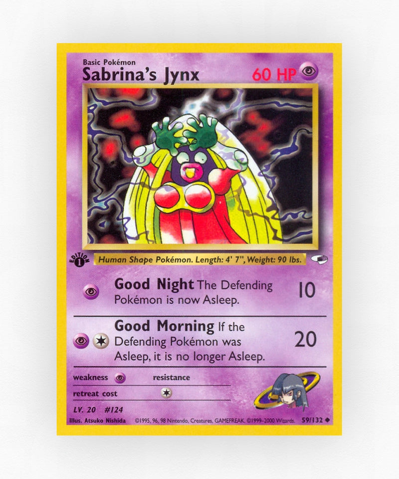 Sabrina's Jynx - Gym Heroes 59/132 (Unlimited Non-Holo)