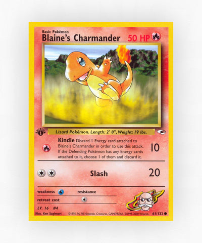 Blaine's Charmander - Gym Heroes 61/132 (Unlimited Non-Holo)