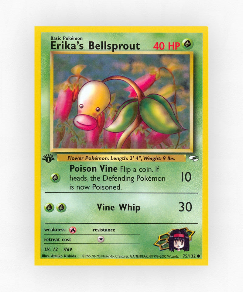 Erika's Bellsprout - Gym Heroes 75/132 (1st Edition Non-Holo)