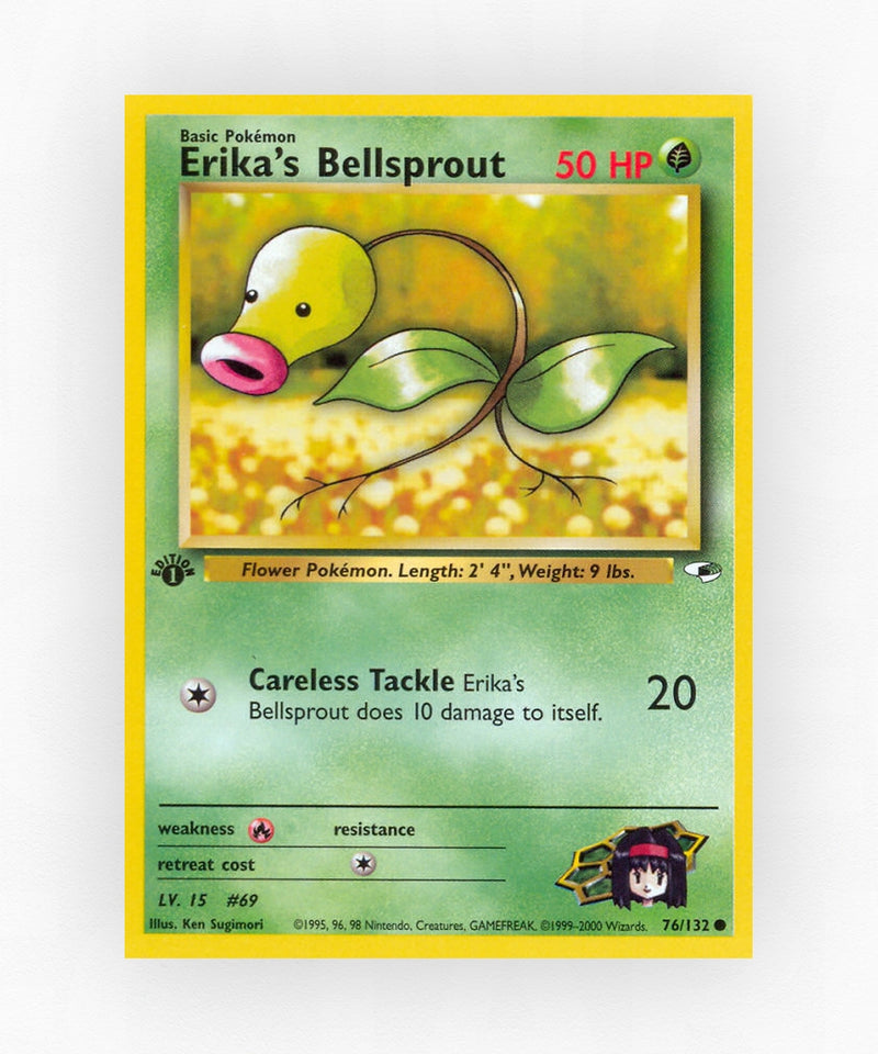 Erika's Bellsprout - Gym Heroes 76/132 (1st Edition Non-Holo)