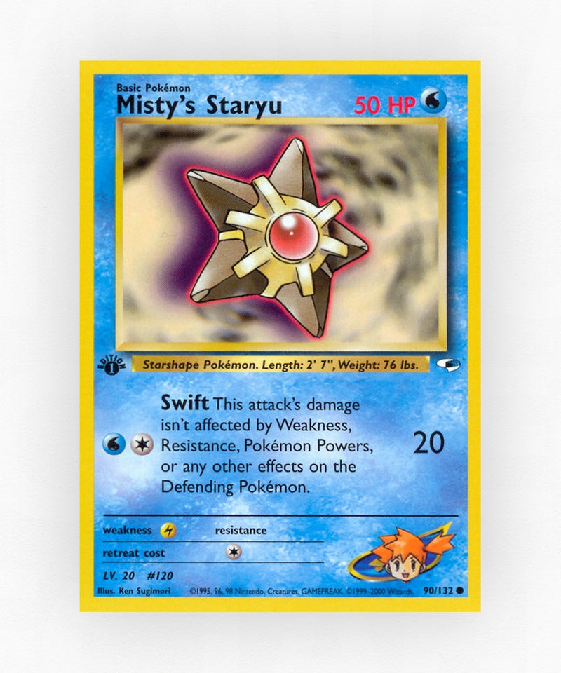 Misty's Staryu - Gym Heroes 90/132 (Unlimited Non-Holo)