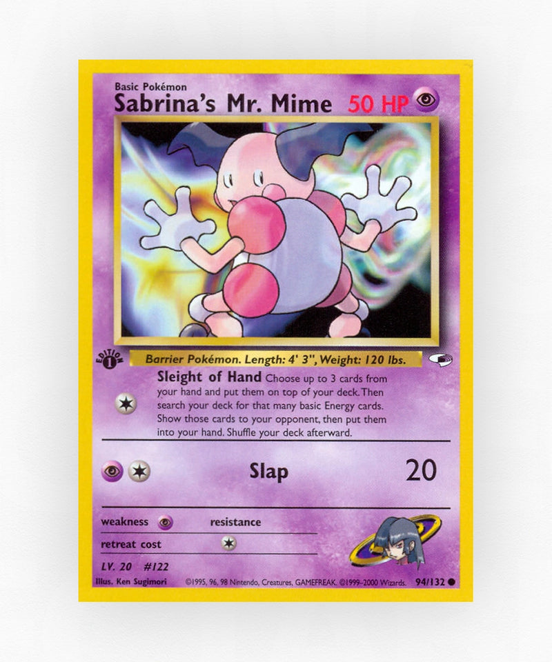 Sabrina's Mr. Mime - Gym Heroes 94/132 (1st Edition Non-Holo)