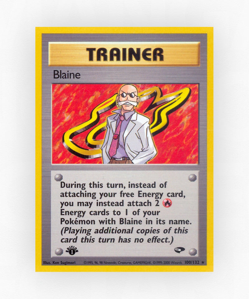 Blaine - Gym Challenge 100/132 (1st Edition Non-Holo)