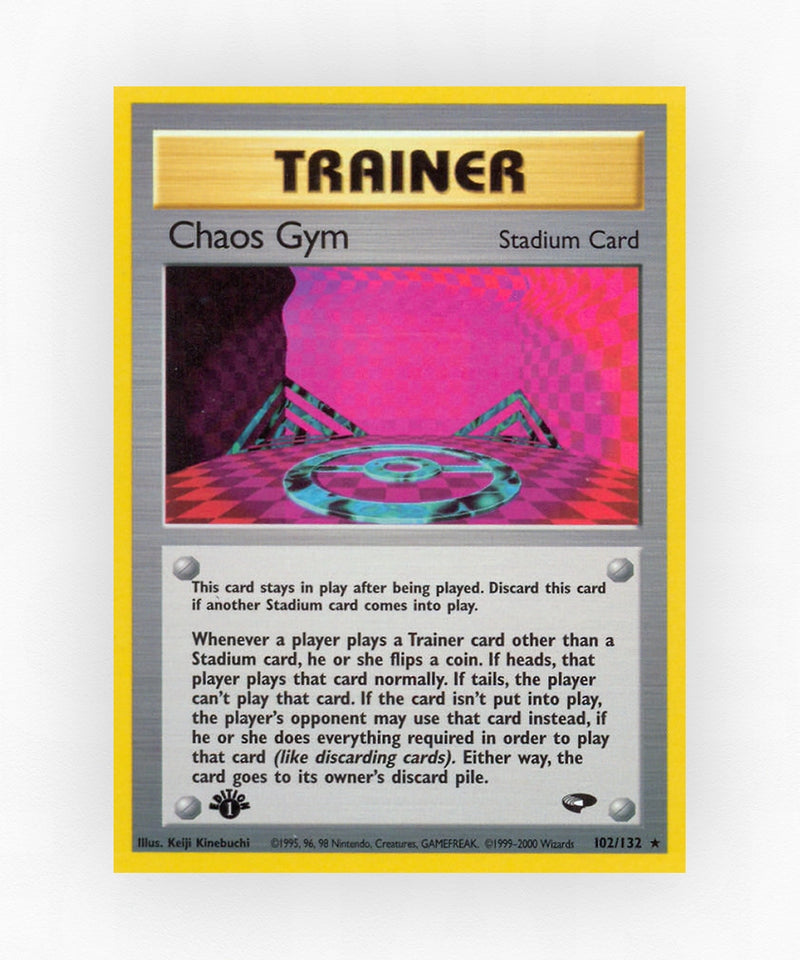 Chaos Gym - Gym Challenge 102/132 (1st Edition Non-Holo)