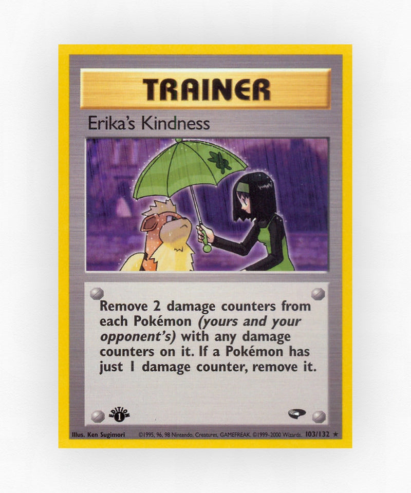 Erika's Kindness - Gym Challenge 103/132 (Unlimited Non-Holo)