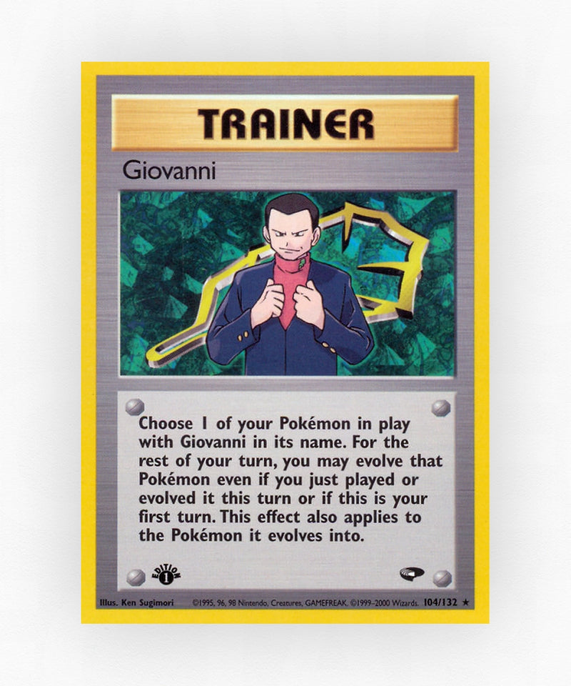 Giovanni - Gym Challenge 104/132 (1st Edition Non-Holo)