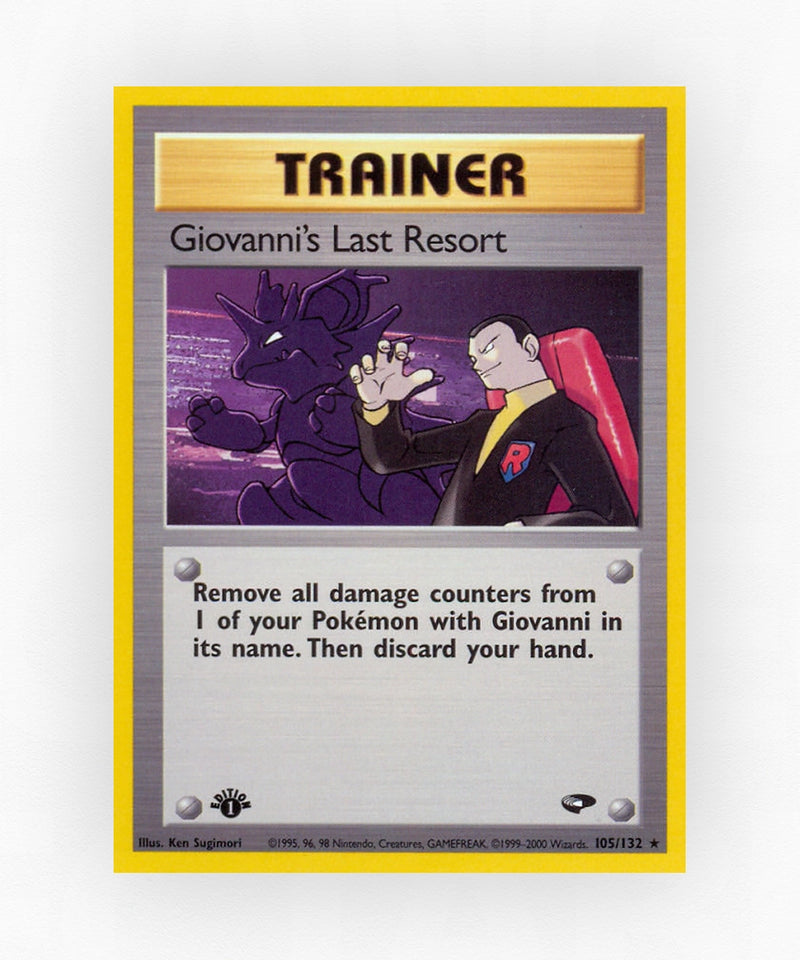 Giovanni's Last Resort - Gym Challenge 105/132 (Unlimited Non-Holo)