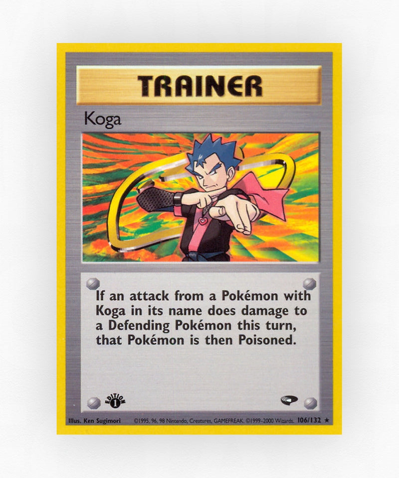Koga - Gym Challenge 106/132 (Unlimited Non-Holo)