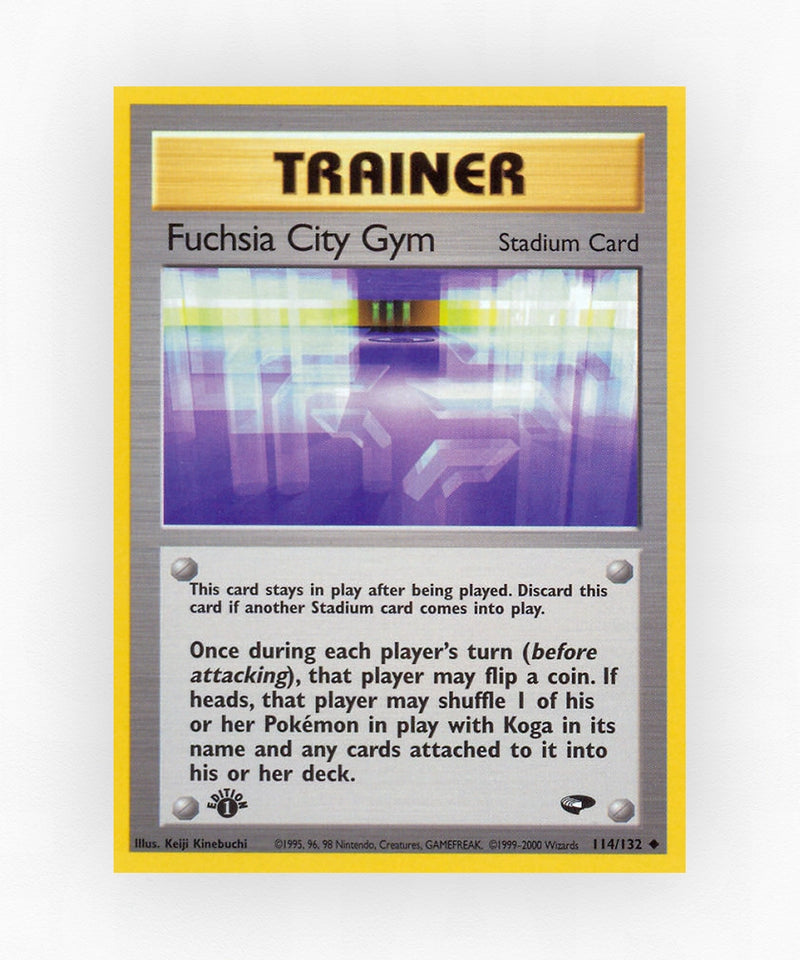 Fuchsia City Gym - Gym Challenge 114/132 (1st Edition Non-Holo)