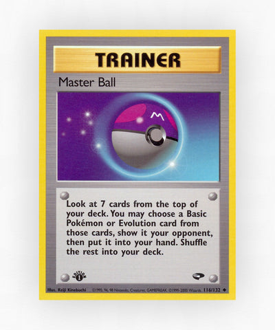 Master Ball - Gym Challenge 116/132 (1st Edition Non-Holo)