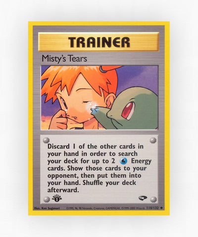 Misty's Tears - Gym Challenge 118/132 (1st Edition Non-Holo)