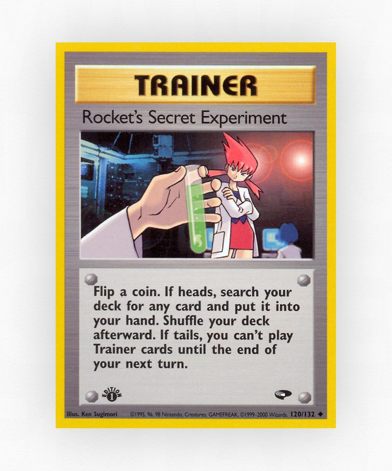 Rocket's Secret Experiment - Gym Challenge 120/132 (Unlimited Non-Holo)
