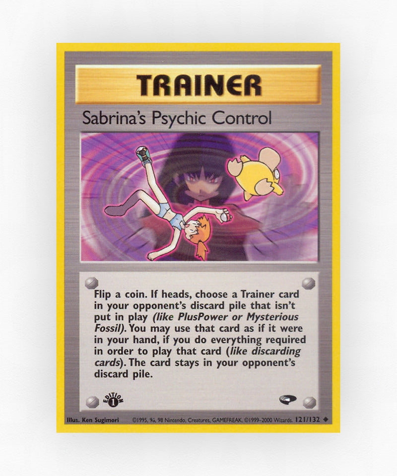 Sabrina's Psychic Control - Gym Challenge 121/132 (Unlimited Non-Holo)