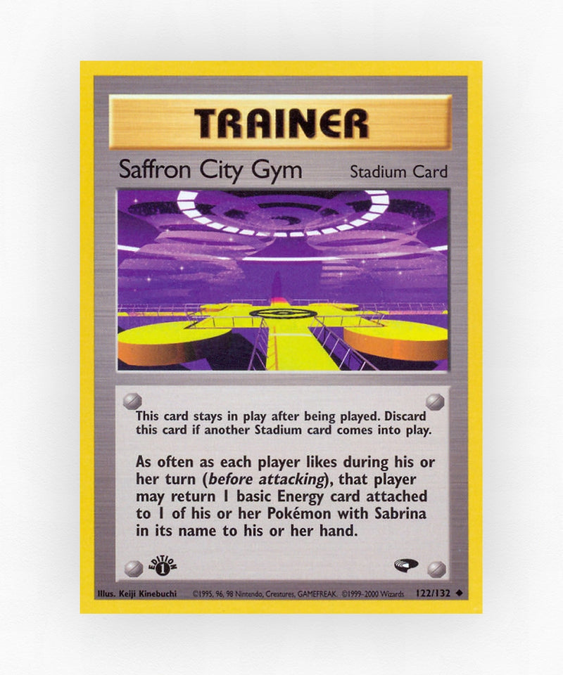Saffron City Gym - Gym Challenge 122/132 (Unlimited Non-Holo)